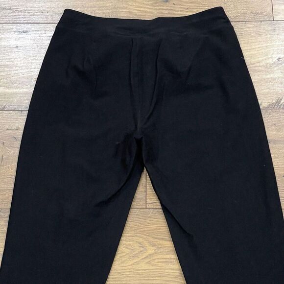 Eileen Fisher Pants Womens XXS Washable Crepe Ankle Stretch Pull On Black - Picture 7 of 14